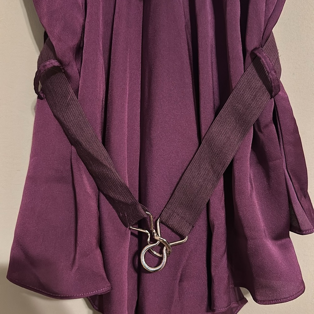 🦇L.K Collection sleeveless belted blouse xs - Picture 4 of 6